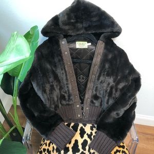Faux Fur Bomber Jacket